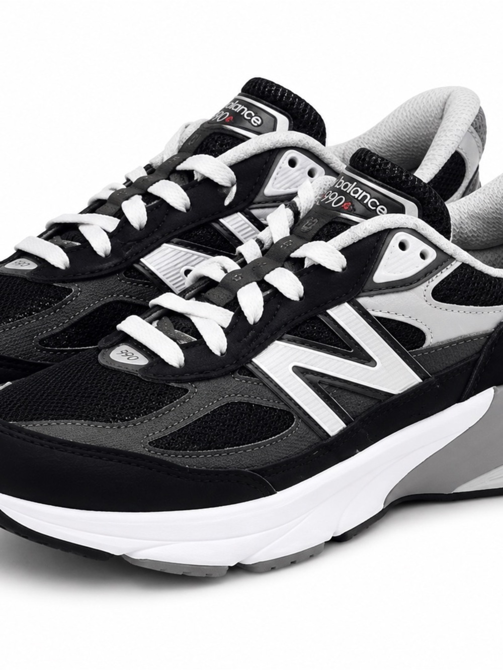 New Balance Black & Gray Athletic Sneakers